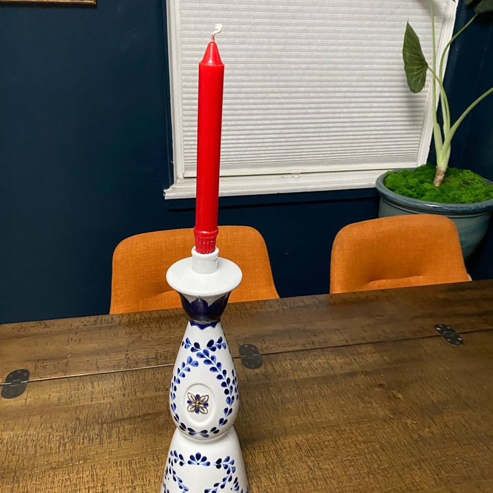Clase azul tequila empty bottle .